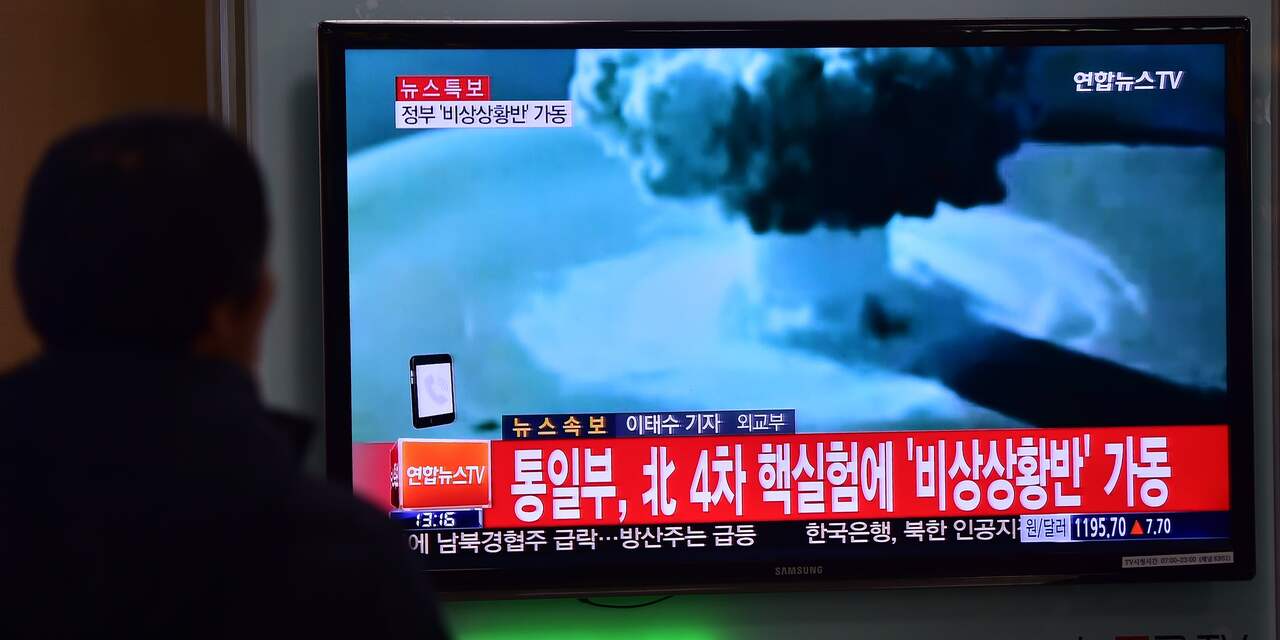 Noord-Korea voert 'succesvol' kernproef met waterstofbom uit