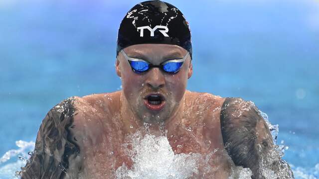 Adam Peaty won maar weer eens een grote titel.