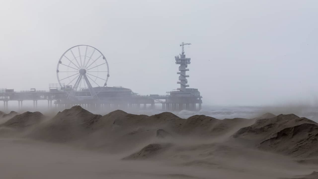 Persistent Rain and Storm Pia Cause Flooding in Quays of Delfzijl, Scheveningen, and Egmond aan Zee