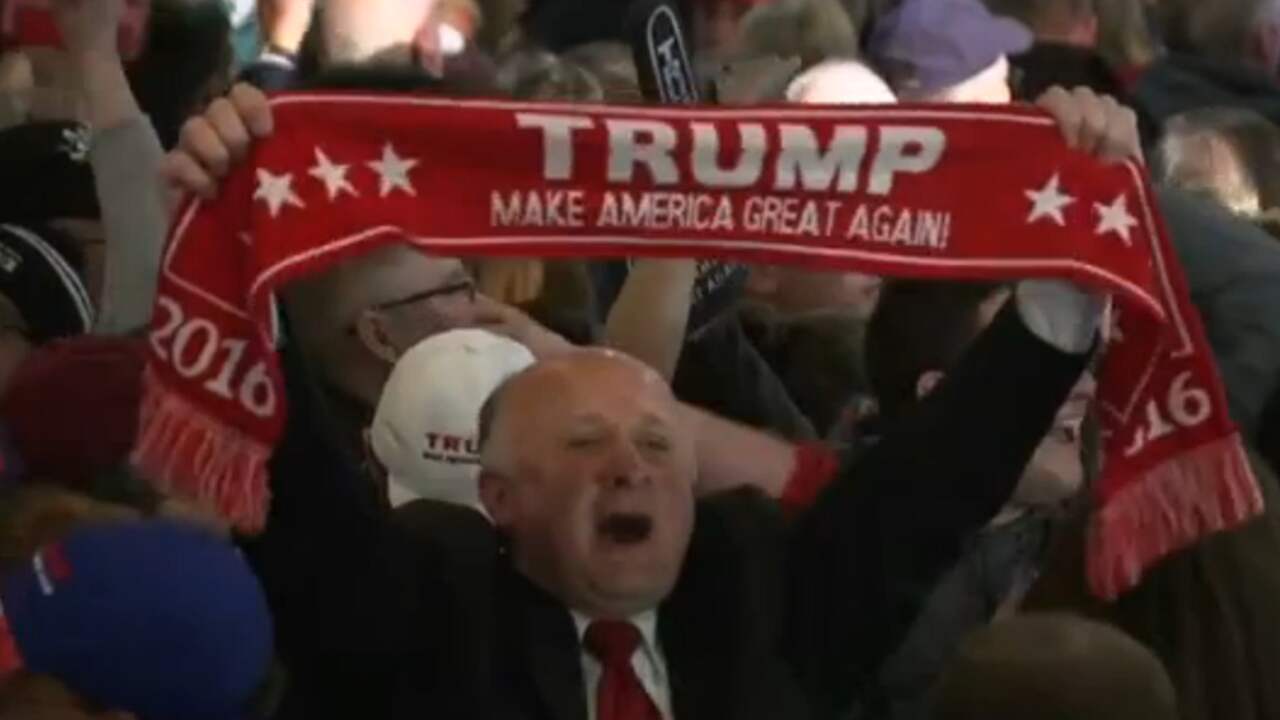Trump wint voorverkiezingen in New Hampshire