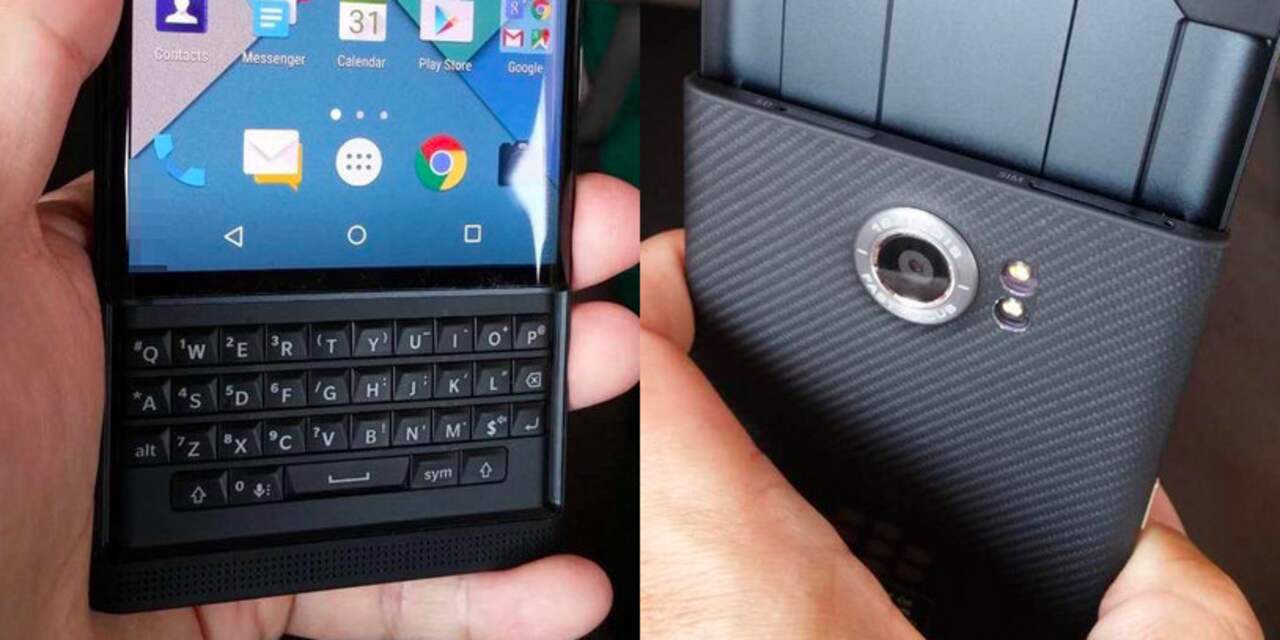 Meer foto's Blackberry met Android en uitschuifbaar toetsenbord gelekt