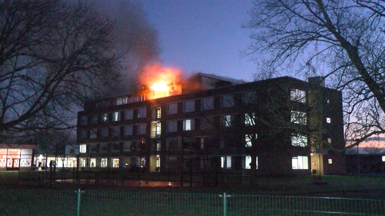 Center for asylum seekers in Middelburg evacuated after fire on fourth floor |  inland