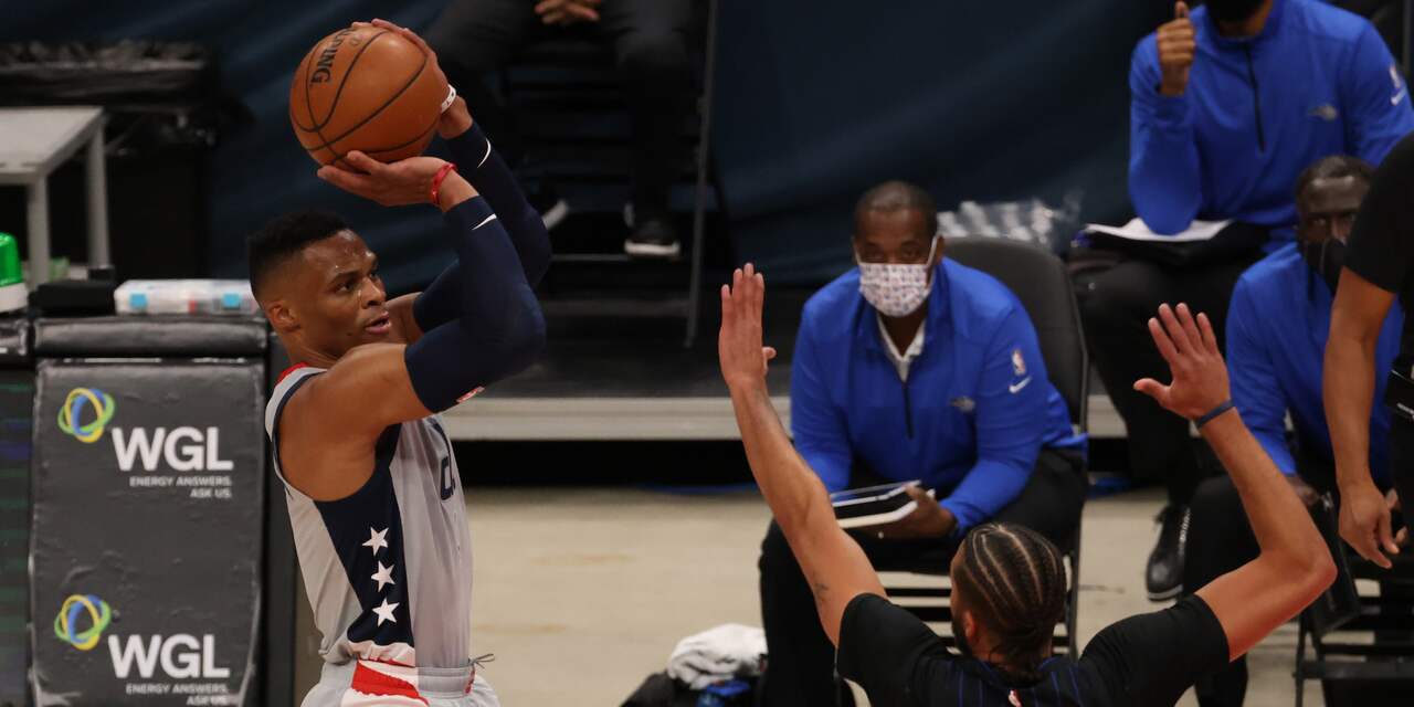 Westbrook schaart zich in bijzonder rijtje na nieuwe triple-double in NBA