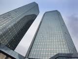 ) This file photo taken on January 28, 2016 shows the headquarter of German company Deutsche Bank in Frankfurt am Main, western Germany. Concerns about Deutsche Bank increase as the stock price fell again on July 6, 2016. 
DANIEL ROLAND / AFP