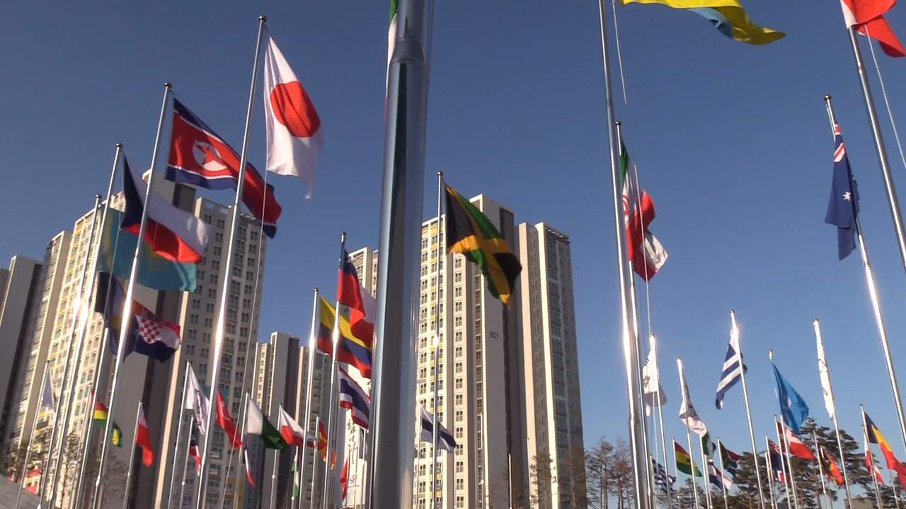 Beeld uit video: Bekijk hier het Nederlands verblijf tijdens Spelen Zuid-Korea