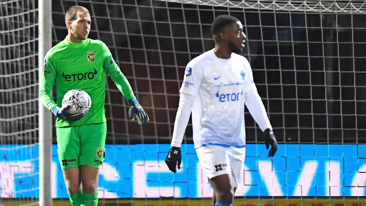 Jeroen Houwen kreeg de kans tegen Cambuur.