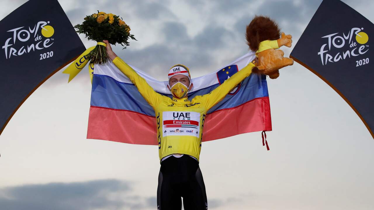 Tadej Pogacar won vorig jaar de Tour de France.