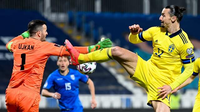 Zlatan Ibrahimovic keerde dit jaar terug als Zweeds international.