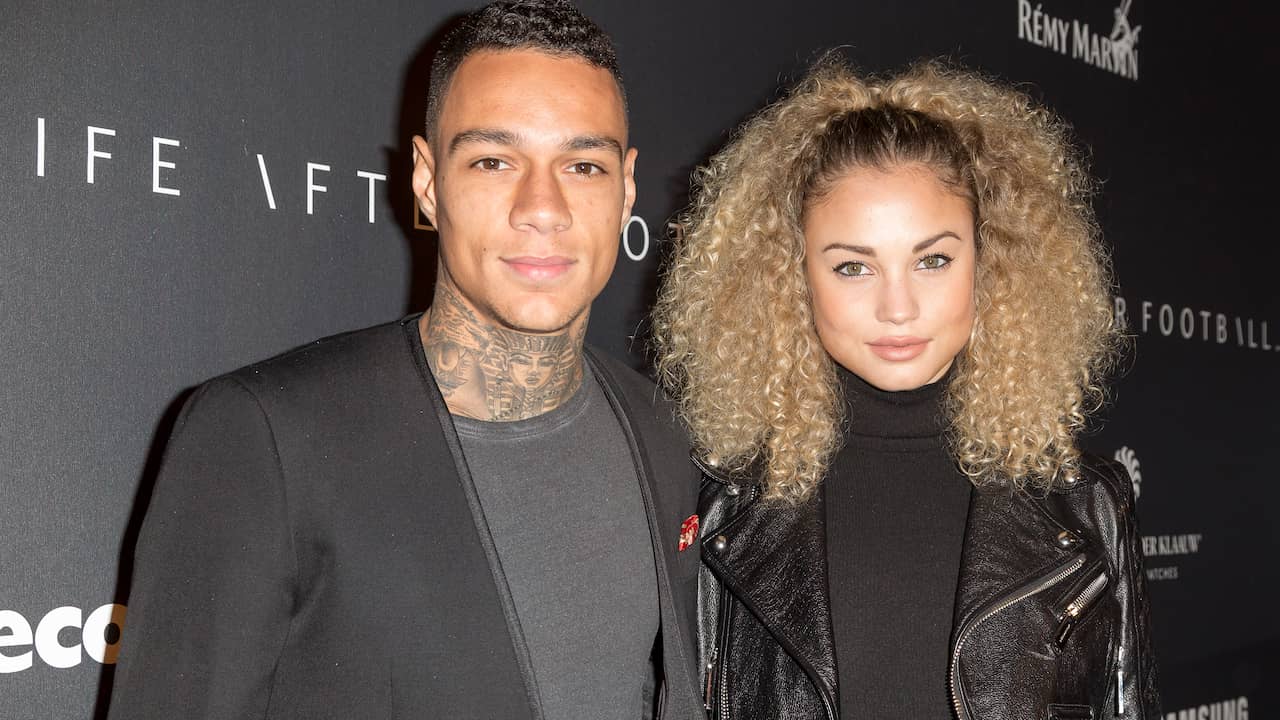 Gregory van der Wiel en Rose Bertram onthullen geslacht baby