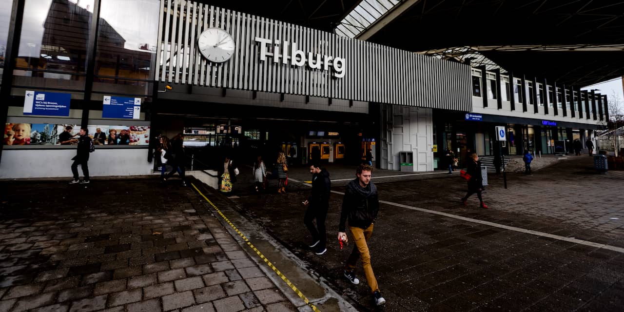 Verdachte koffer bij station Tilburg is loos alarm