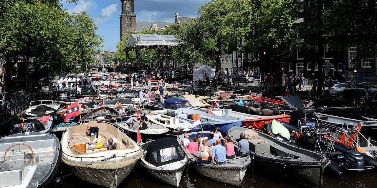 Tienduizenden bezoekers op Grachtenfestival in Amsterdam