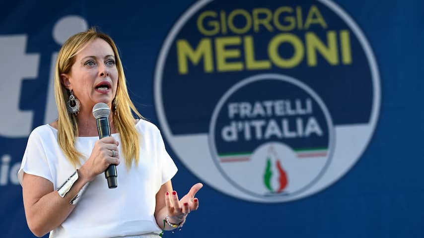 Italië lijkt voor het eerst sinds Mussolini een radicaal-rechtse premier te krijgen