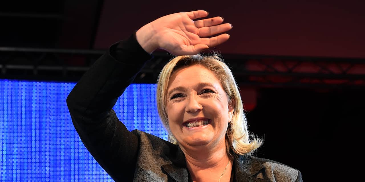 Winst voor partij Le Pen bij eerste ronde verkiezingen Frankrijk