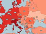 Bekijk op deze wereldkaart het aantal bevestigde besmettingen per land