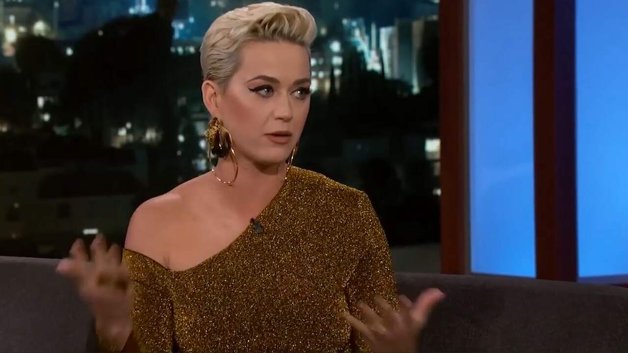 Beeld uit video: Katy Perry vertelt over het huwelijksaanzoek bij Jimmy Kimmel