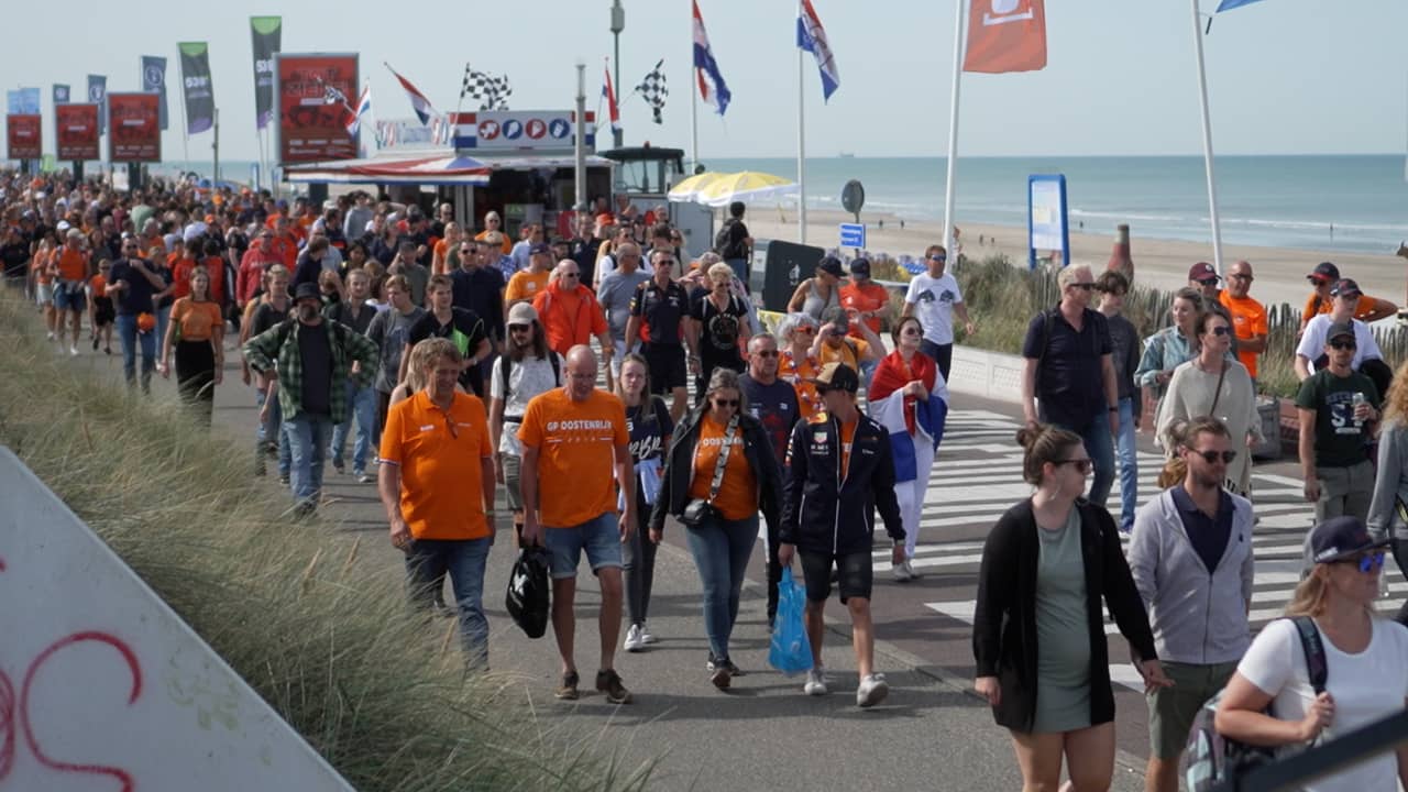 Beeld uit video: Verkeersplan Zandvoort wordt nu echt getest en lijkt drukte aan te kunnen