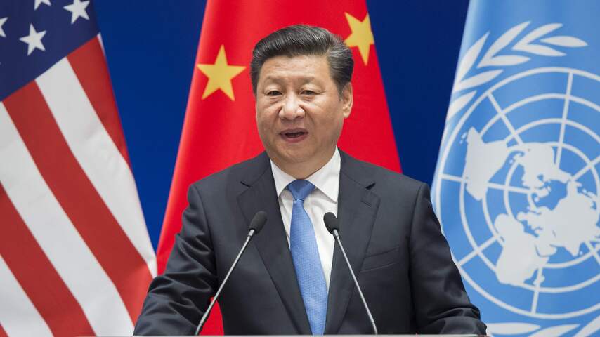 De Chinese leider Xi Jinping.
