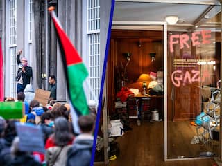 Live Palestina-demonstraties | Ravage in besmeurd UvA-pand, nieuwe actie in Utrecht