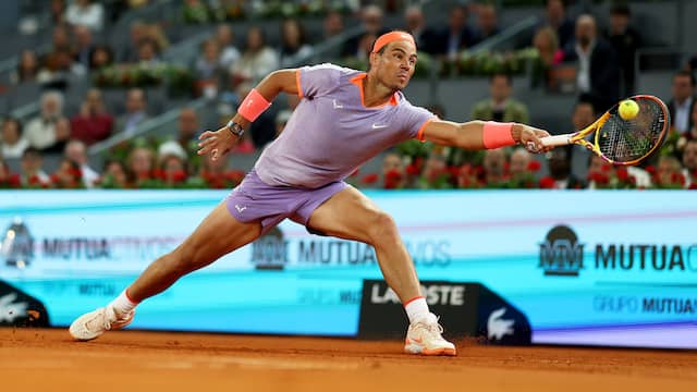 Samenvatting: Nadal maakt indruk met zege op De Minaur in Madrid