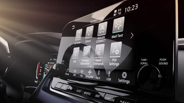 Van de nieuwe Qashqai zijn slechts detailfoto's vrijgeven, zoals van het interieur.
