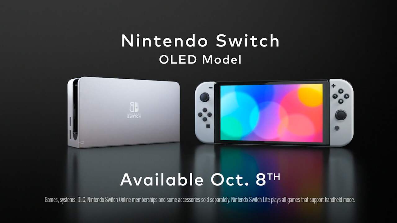 Beeld uit video: Nintendo kondigt nieuwe Nintendo Switch met oledscherm aan