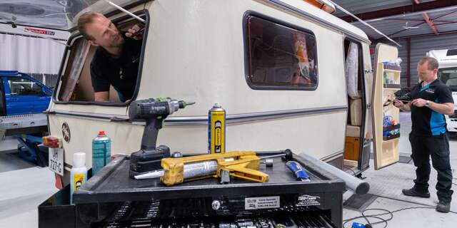 Caravans zijn niet aan te slepen dit jaar