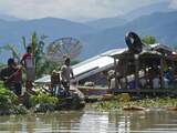 In Myanmar zijn als gevolg van zware overstromingen inmiddels 27 doden gevallen. In India ligt het aantal slachtoffers momenteel op 100. 