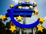 Het hoofdkwartier van de ECB in Frankfurt. De ECB handhaafde donderdag de rente op 1 procent. Dat is een laagterecord voor de eurolanden.