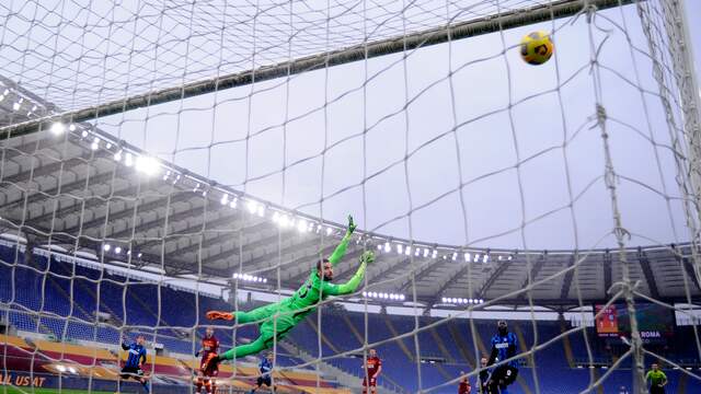 Achraf Hakimi zorgde op fraaie wijze voor de 1-2 van Internazionale.