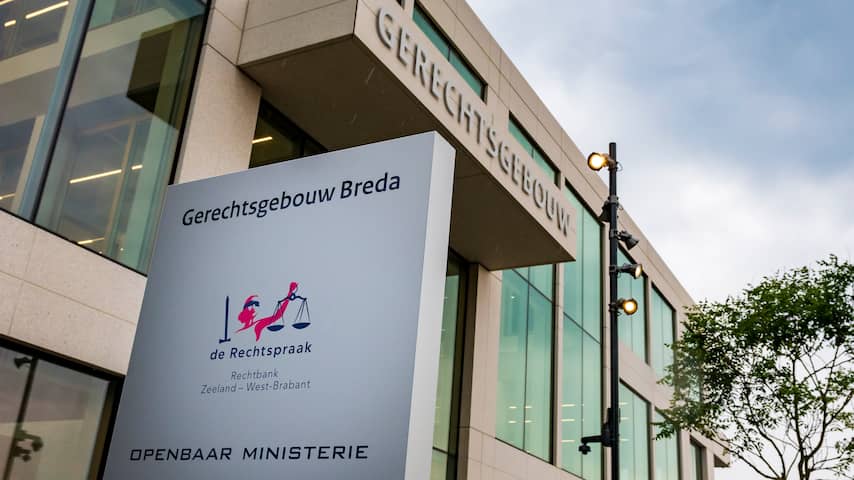 Exterieur van het gerechtsgebouw in Breda