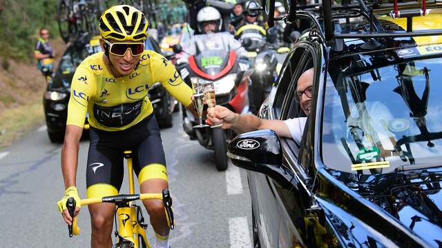 Dave Brailsford proostte in 2019 nog op de Tour-zege van Egan Bernal.