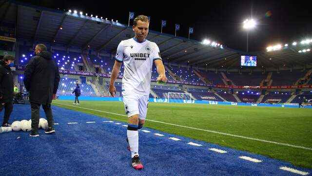 Ruud Vormer verloor met Club Brugge van KRC Genk.