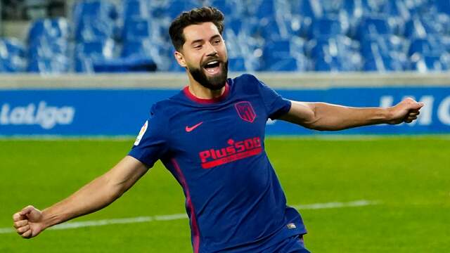 Mario Hermoso opende de score voor Atlético Madrid.