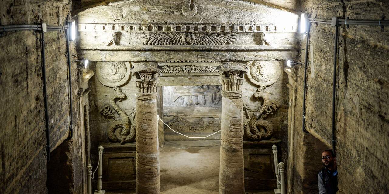 Twee eeuwenoude catacomben Alexandrië gered van stijgend grondwater