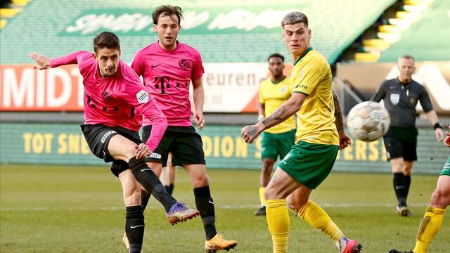 De winnende 0-1 van Adrián Dalmau.