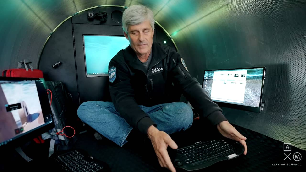 Beeld uit video: Directeur vertelde in vlog uit 2021 dat hij regels overtrad bij bouw onderzeeër