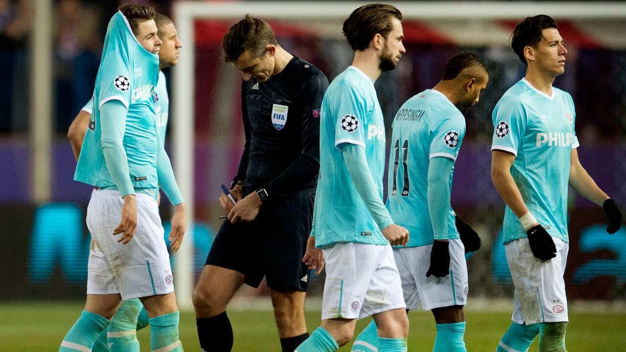 De penaltyserie bij Atletico Madrid-PSV