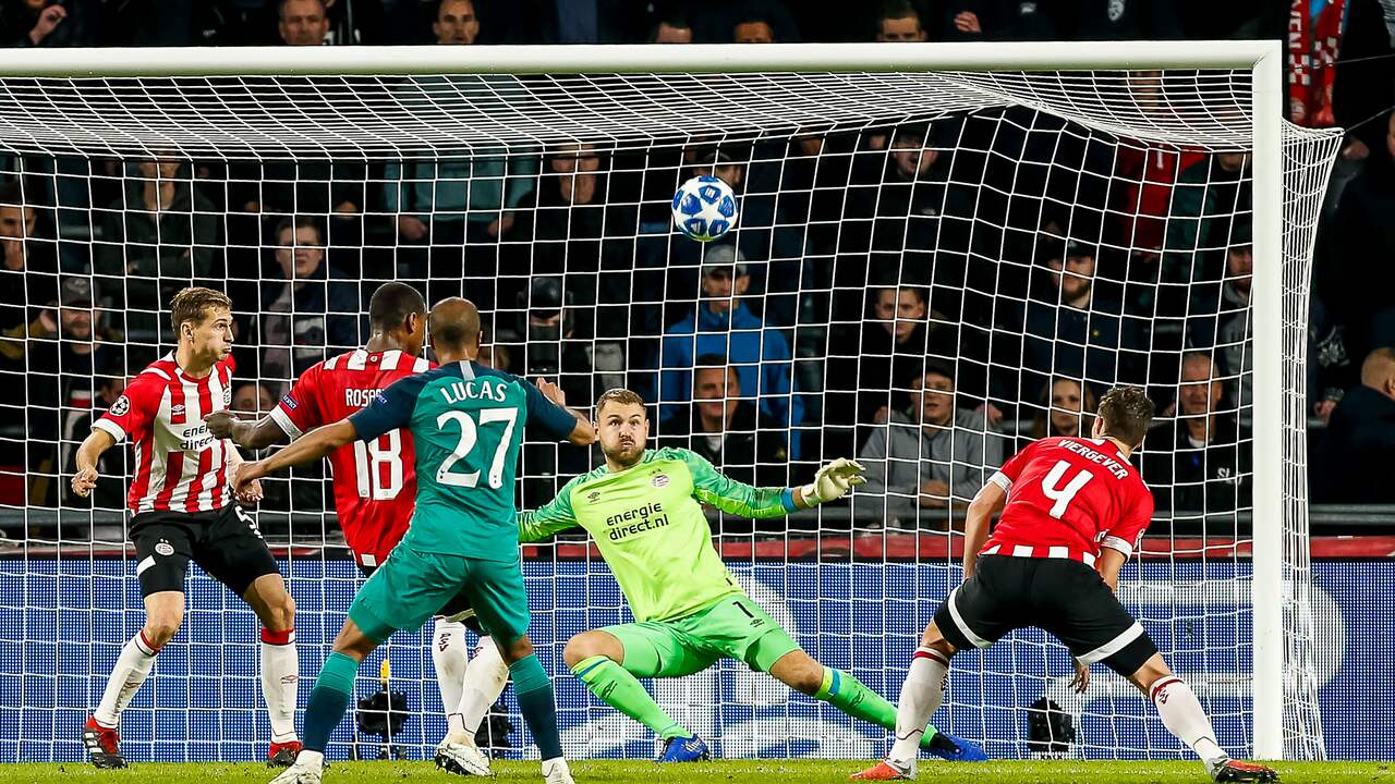 Lucas schiet Spurs op gelijke hoogte met PSV