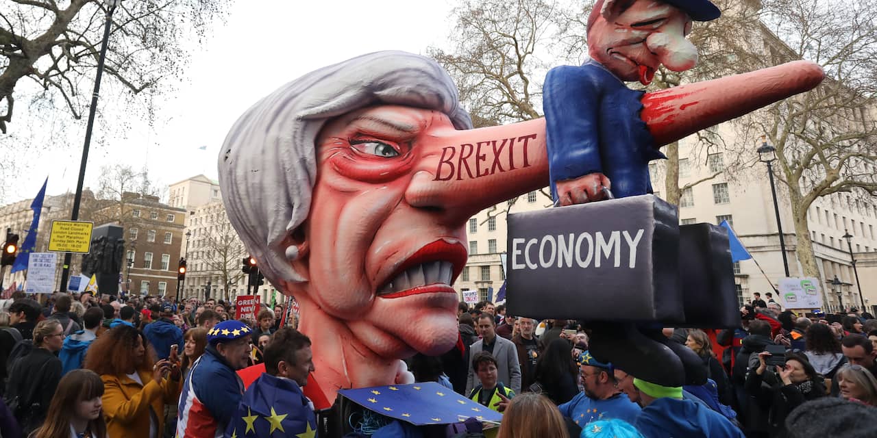 Protestmars tegen Brexit trok volgens organisatoren miljoen mensen