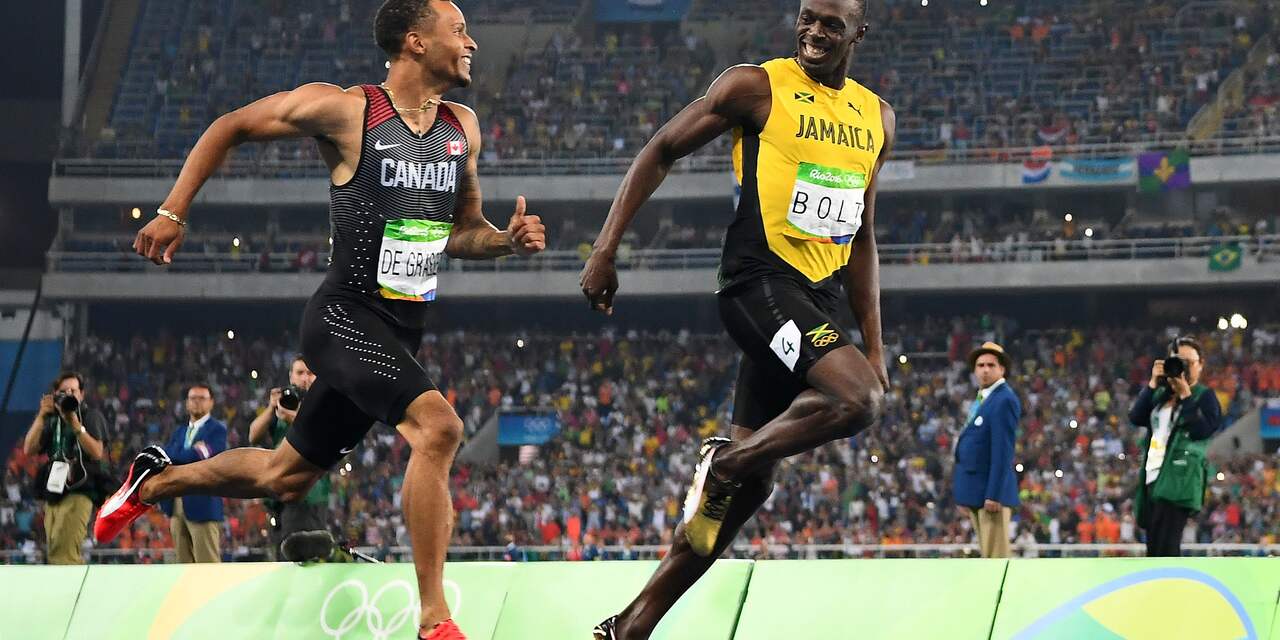 Bolt zeer verrast dat hij Gatlin niet tegenkomt in finale 200 meter 