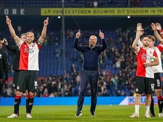 Slot luidkeels toegezongen door Feyenoord-aanhang: 'Dit was heel bijzonder'