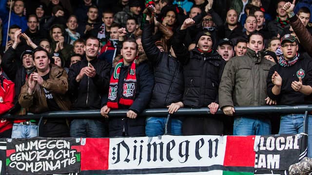 Fans van NEC dienen zich tijdens de wedstrijd net zo te gedragen als voor de COVID-19-uitbraak.