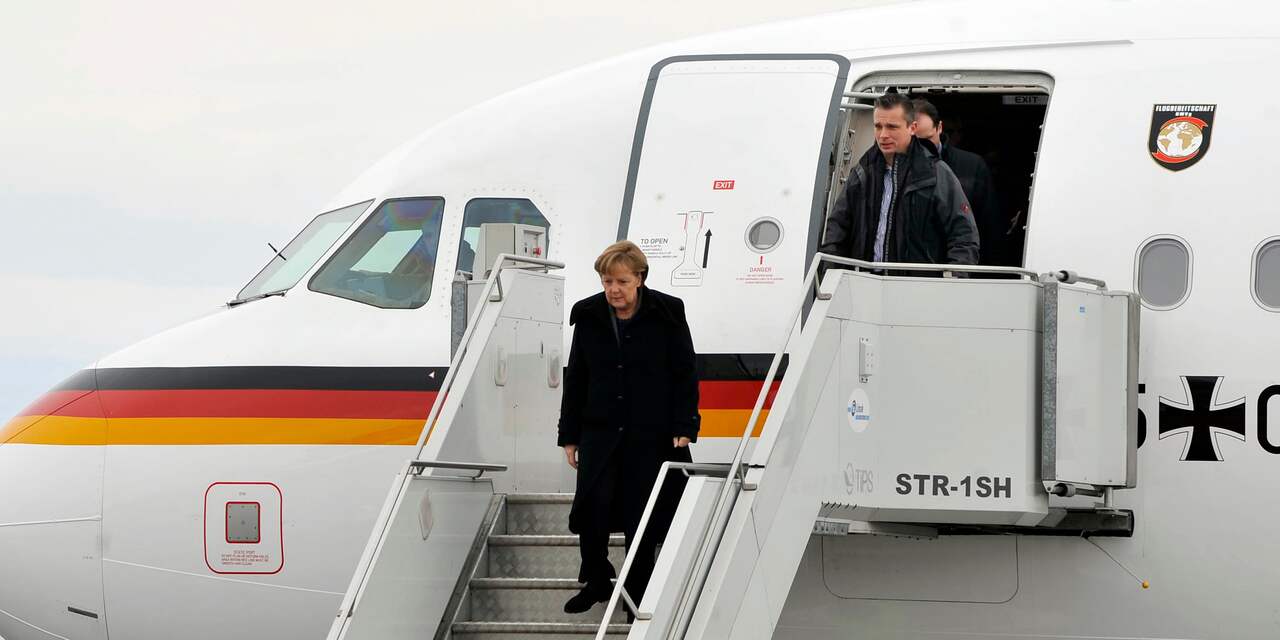Merkel mist opening G20-top na voorzorgslanding met vliegtuig in Keulen