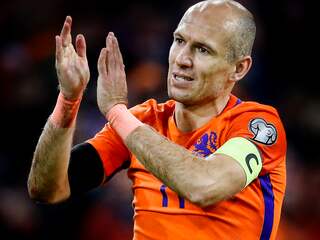 Robben (33) zet na 96 duels voor Oranje punt achter interlandloopbaan