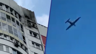 Beelden tonen mogelijke droneaanval op Moskou
