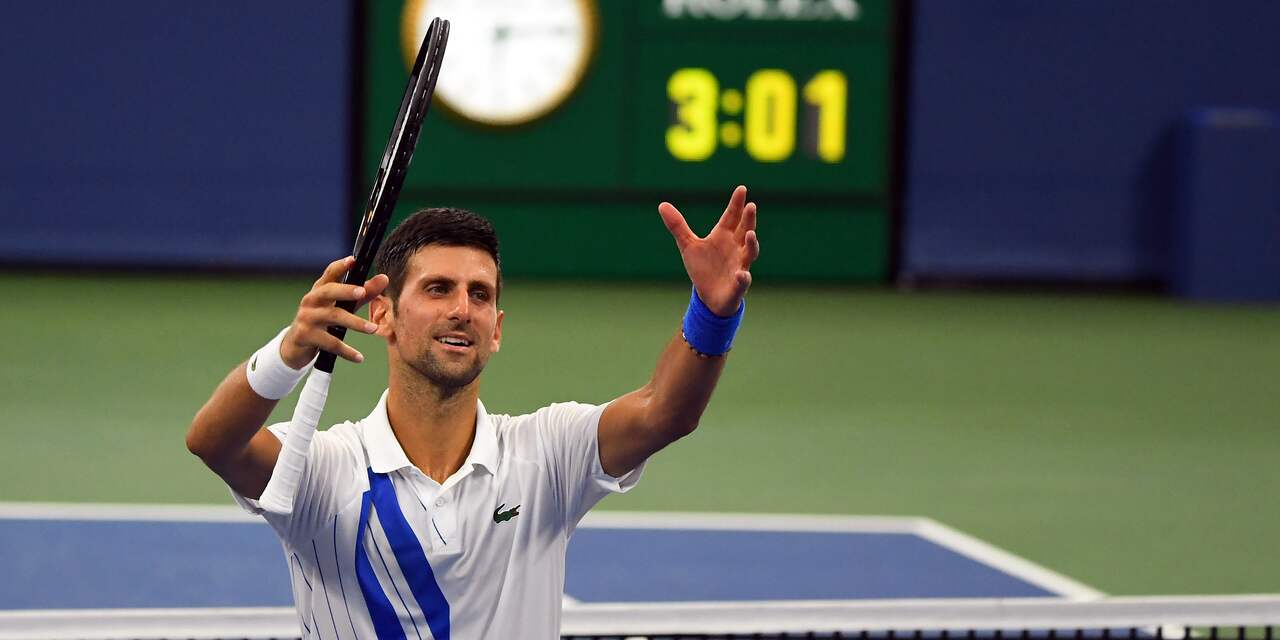 Gehavende Djokovic knokt zich naar finale Masters-toernooi Cincinnati