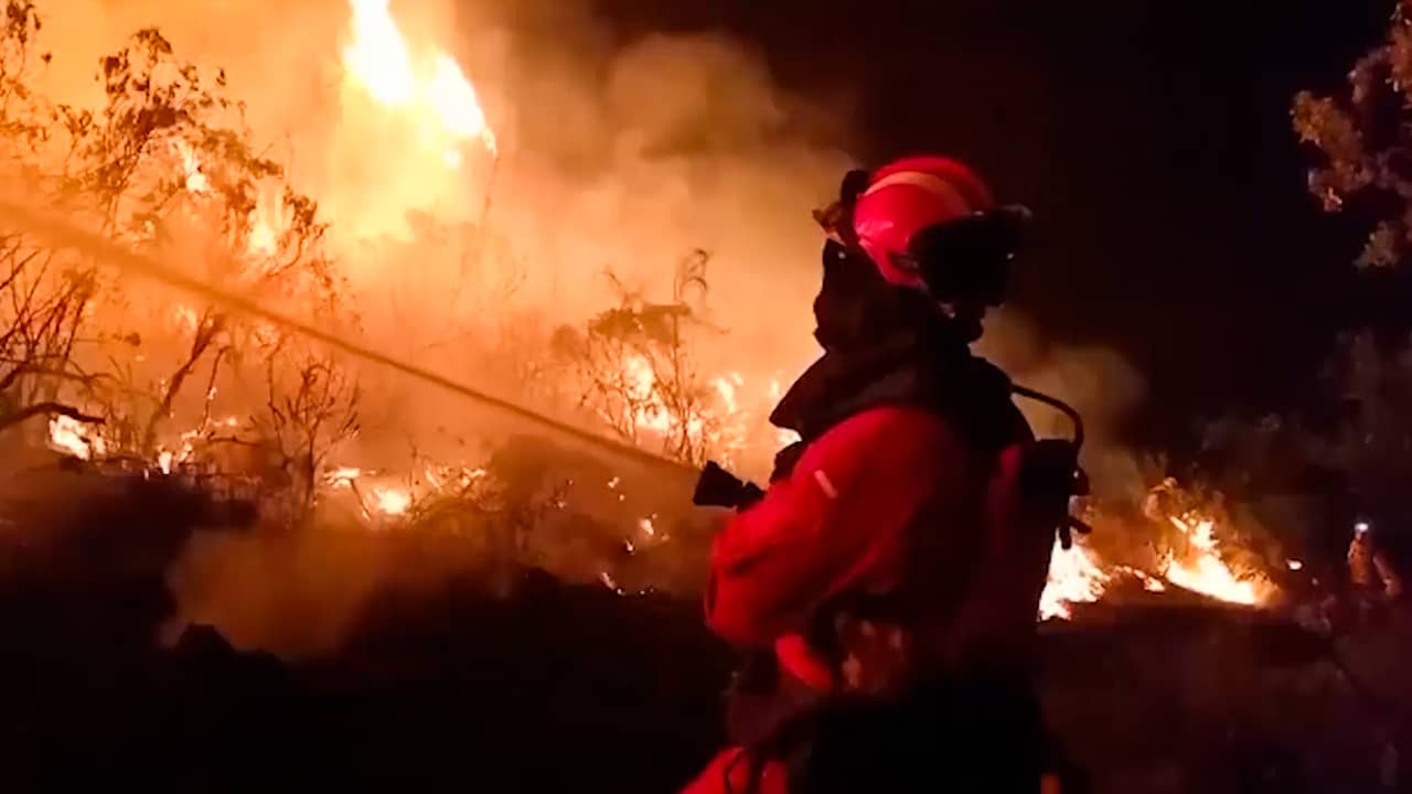 Beeld uit video: Bosbranden teisteren Portugal door hittegolf