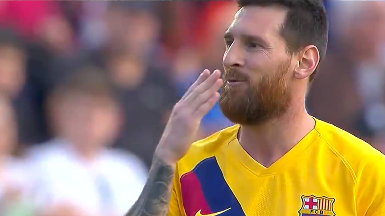 Beeld uit video: FC Barcelona neemt afscheid van Messi met video vol hoogtepunten