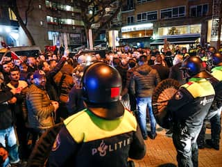 Turkse demonstratie Rotterdam