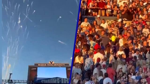 Vuurwerk ontploft op volle tribune op Amerikaanse feestdag
